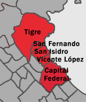 Mapa de zonas con cobertura