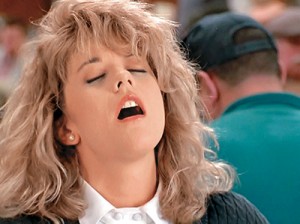 Foto de Meg Ryan fingiendo un Orgasmo